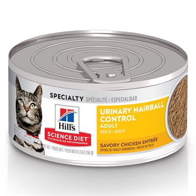 Hill's Science Diet Urinary & Hairball Control Cat Chicken Entrée