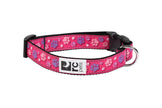 RC Pets Dog Clip Collar pink paw print