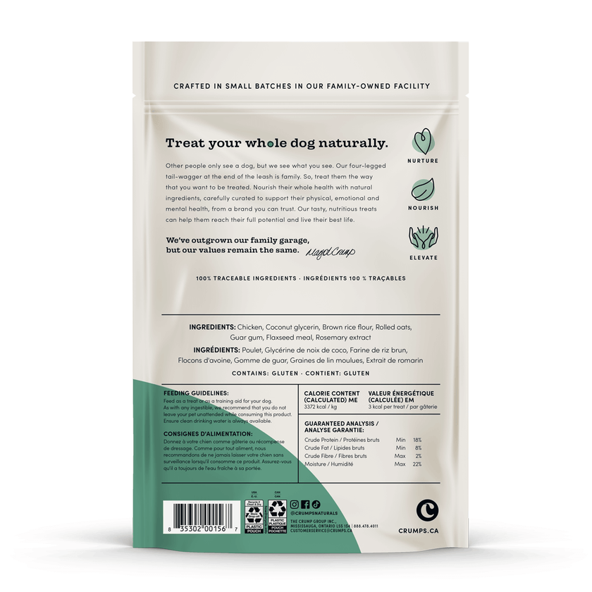 Crumps Mini Trainers Chicken Semi Moist Dog