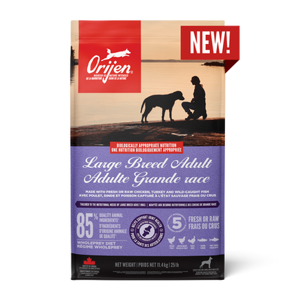 Orijen Large Breed Recipe Adult Dry Dog Food (25lb/11.4kg)