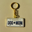 Keychain- License Plate Dog Mom
