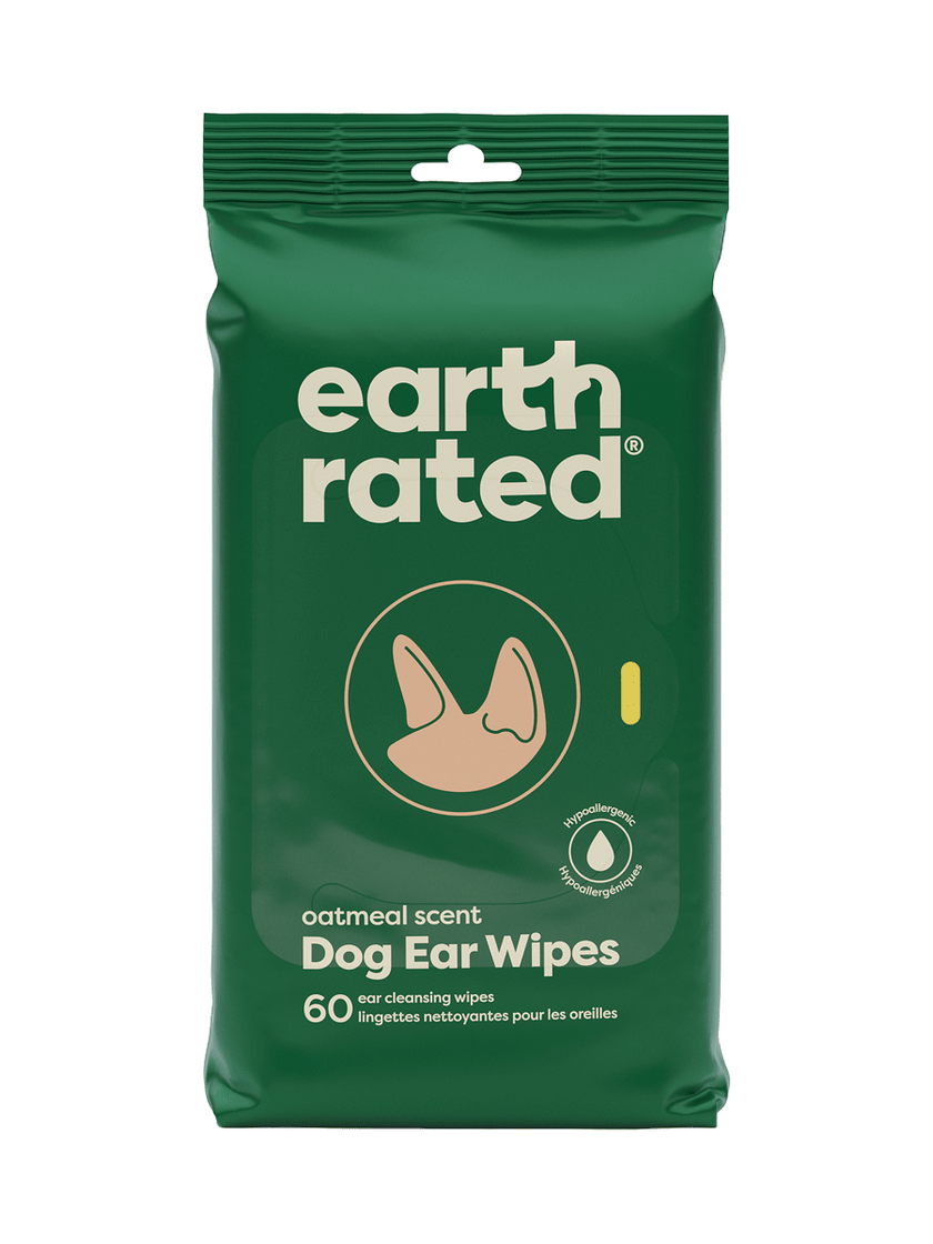 Earth Rated Oatmeal Scented Dog Ear Wipes