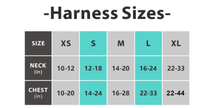 DexyPaws Harness Sizes