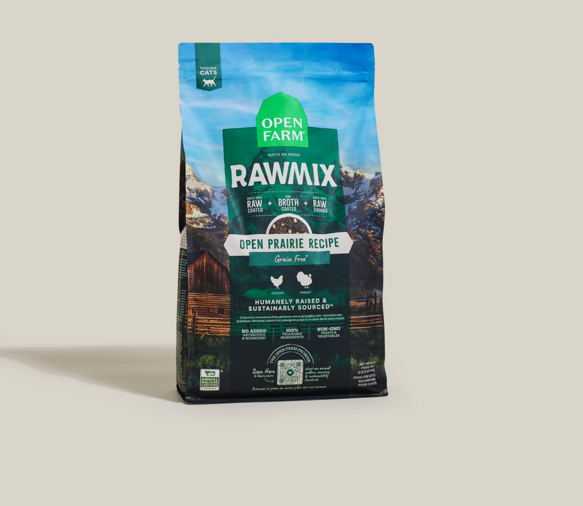 Open Farm RawMix Open Prairie Grain-Free Cat Kibble (3.62 kg/8 lb)