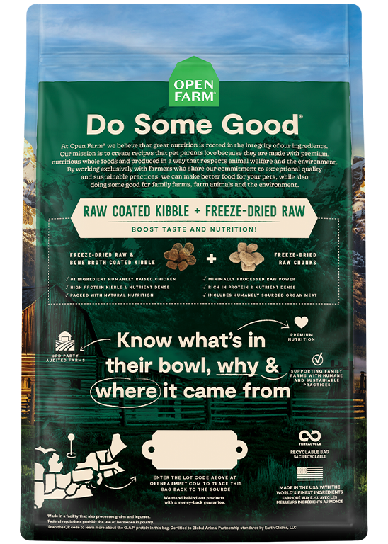 Open Farm RawMix Open Prairie Ancient Grains for Dogs (3.5lb)