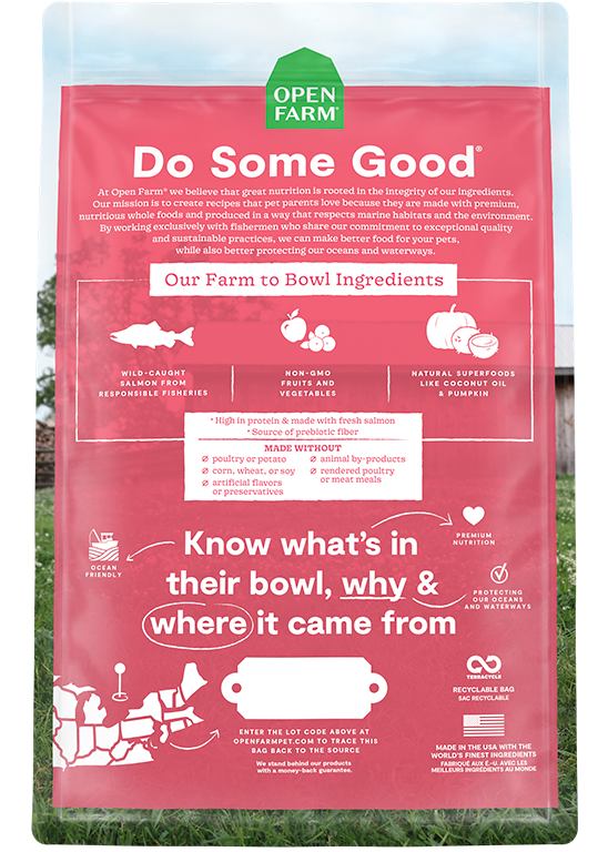 Open Farm Wild-Caught Salmon Dry Cat Food (2lb)