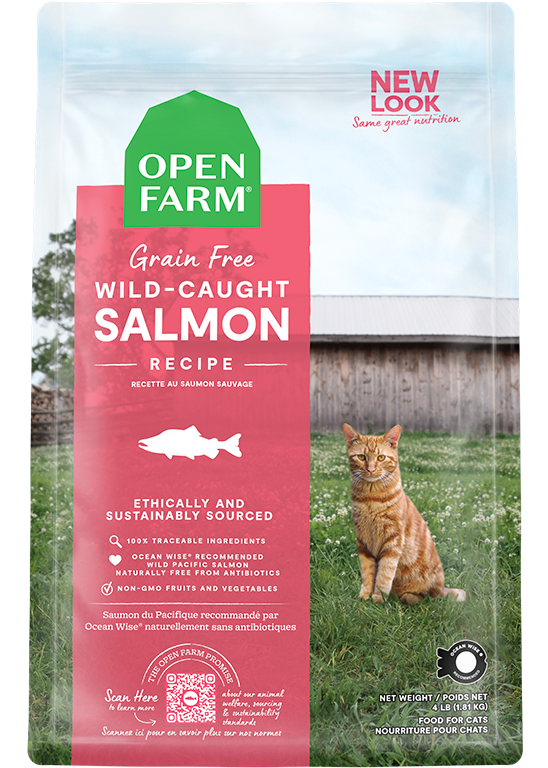 Open Farm Wild-Caught Salmon Dry Cat Food (2lb)