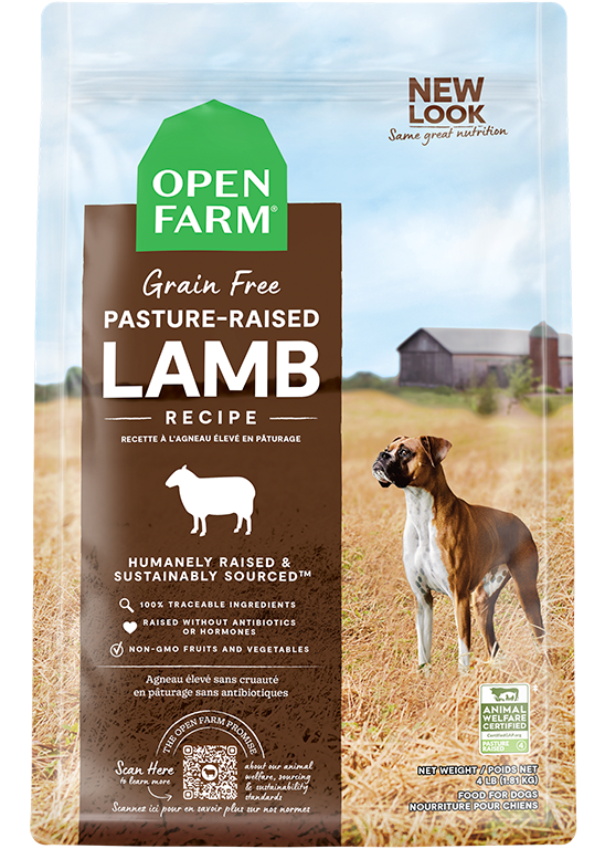 Open Farm Pasture-Raised Lamb Grain-Free Dry Dog Food (4lb)