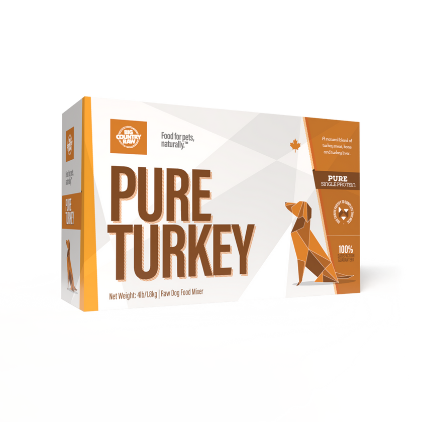 Big Country Raw - Pure Turkey Carton (4lb)