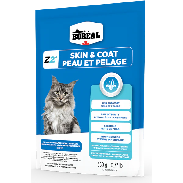 Boreal Z2+ Skin & Coat Cat Supplement (12.3oz/350g)