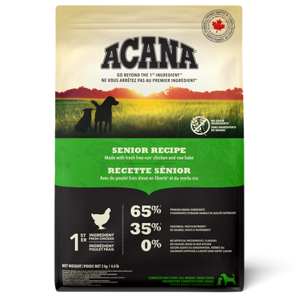 Acana Senior Recipe Dry Dog Food (11.4kg/25lb)