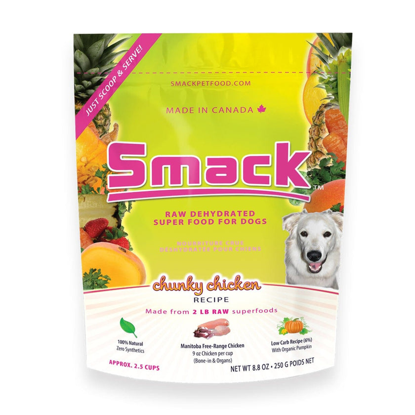 Smack Raw Dehydrated Dog Food Chunky Chicken