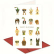 Paws and Celebrate Birthday Card