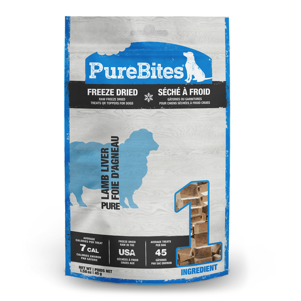 PureBites Lamb Freeze Dried Dog Treats