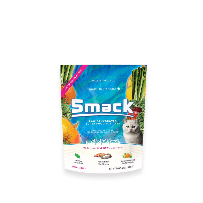 Smack Dehydrated Cat Food - Pacific Fish Feast (8.8oz/250g)
