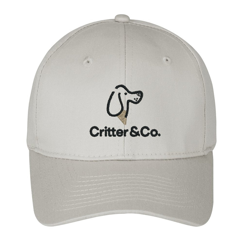 Critter & Co. Beige Twill Cap