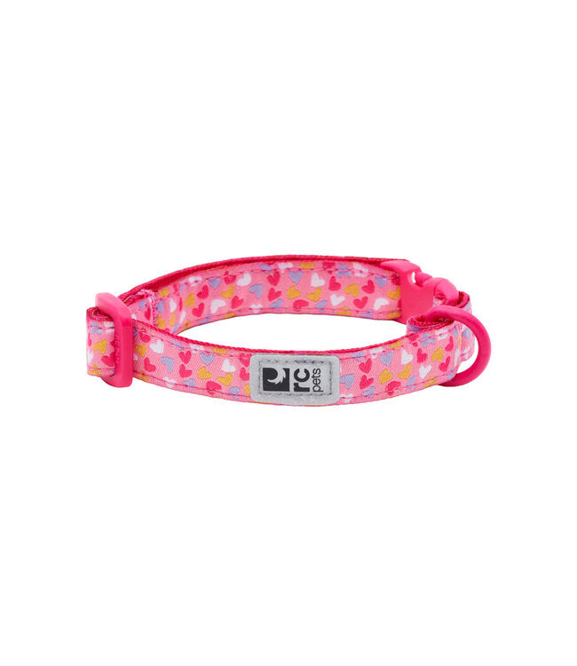 RC Pets Kitty Breakaway Collar Primary pink heart print