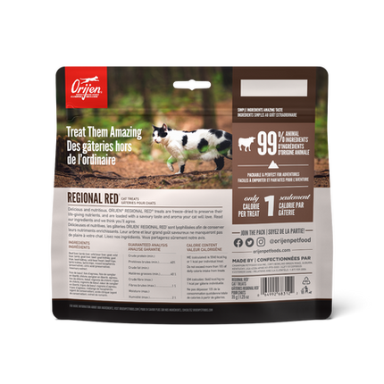 Orijen Freeze Dried Cat Treats - Regional Red Recipe (35g/1.25oz)