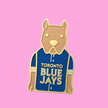Toronto Blue Jays Brown Bull Terrier Pin