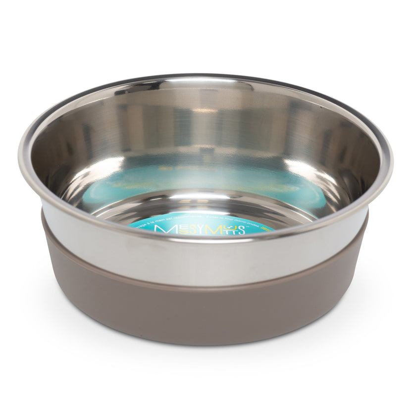 Messy Mutts Heavy Gauge Bowl XL, Grey