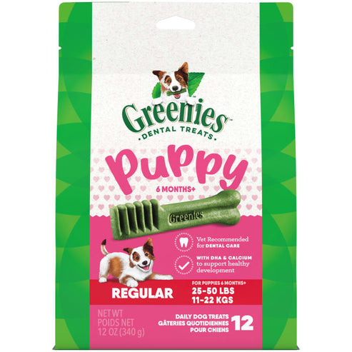 GREENIES™ Puppy Regular Size Natural Dental Dog Treats