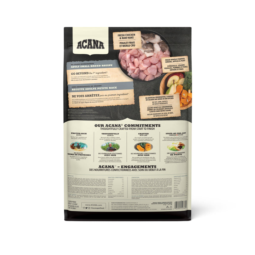 Acana Adult Small Breed Recipe Dry Dog Food