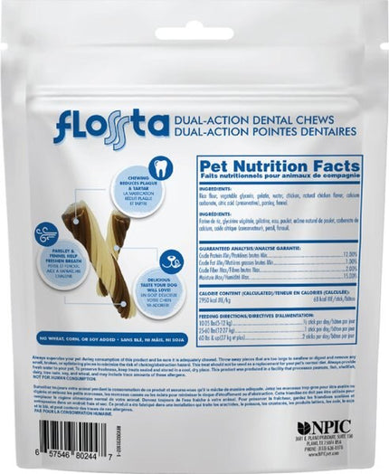 FLOSSta Dental Chews 15pk - Chicken