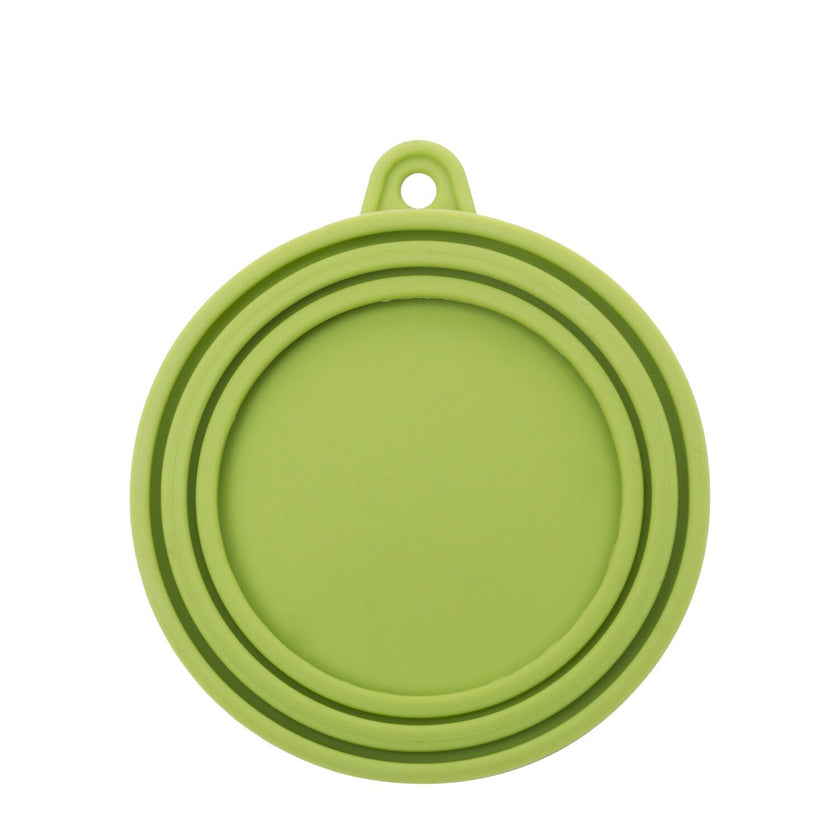 Messy Mutts & Cats Silicone Universal Can Cover - Green