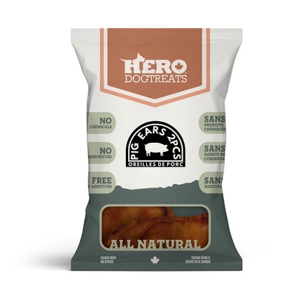 Hero Dog Treats Dehydrated Pig Ears