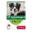 Advantage II - Dog Flea Treatment 11 - 25 kg