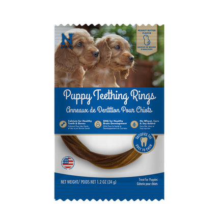 N-Bone® Puppy Teething Rings Peanut Butter Flavor