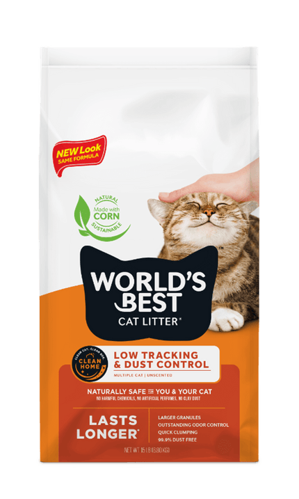World's Best Cat Litter Multi-Cat - Unscented (15lb/6.80kg)