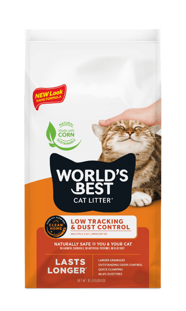 World's Best Cat Litter Multi-Cat - Unscented (15lb/6.80kg)