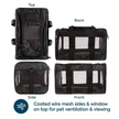 Sherpa® Deluxe™ Guaranteed On Board® Soft Sided Dog & Cat Carrier - Black - Medium