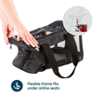 Sherpa® Deluxe™ Guaranteed On Board® Soft Sided Dog & Cat Carrier - Black - Medium