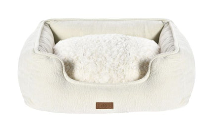 Bud'Z Cuddler Bed Elegant Ultra Soft Cream Small Cat Dog 50x40x18 cm 1pc