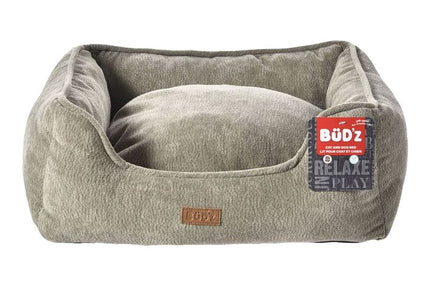 Bud'Z Cuddler Bed Elegant Ultra Soft Taupe Medium Cat Dog 61x48x18 cm 1pc