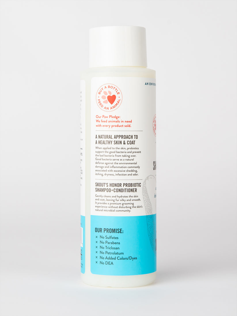 Skouts's Honor Probiotic Shampoo + Conditioner Hypoallergenic