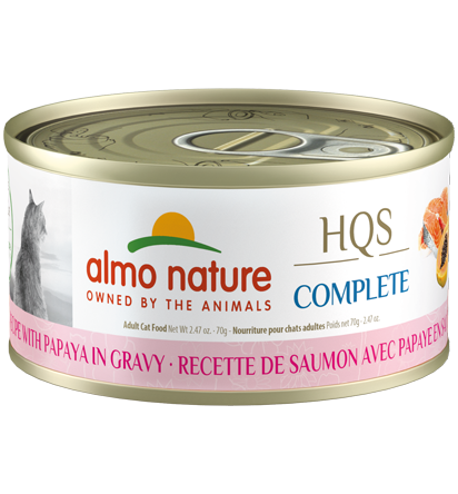 Almo Nature Cat Canned Salmon with Papaya in Gravy