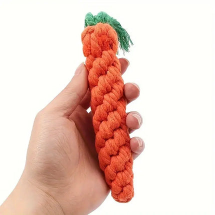 Carrot Chomp Rope Toy