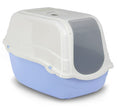 Bergamo Romeo Cat Litter Box With Top - Azur Blue