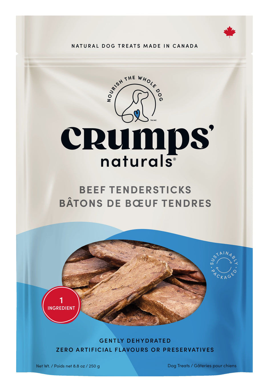 Crumps - Slow Baked Beef Tendersticks for Dogs (250g)