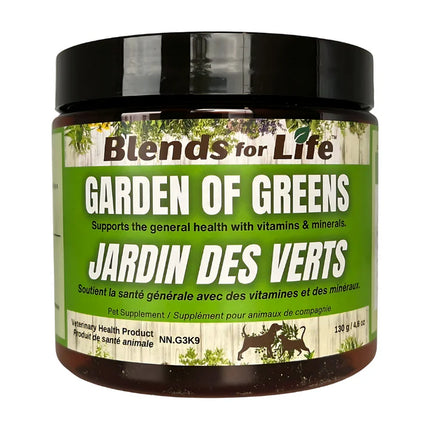 Blends for Life Garden of Greens Pet Supplement 130gm