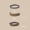 PoPupJoys DUO Premium - Waterproof Dog Collar - Charcoal, Large
