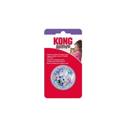 KONG Cat Active Confetti Ball One size