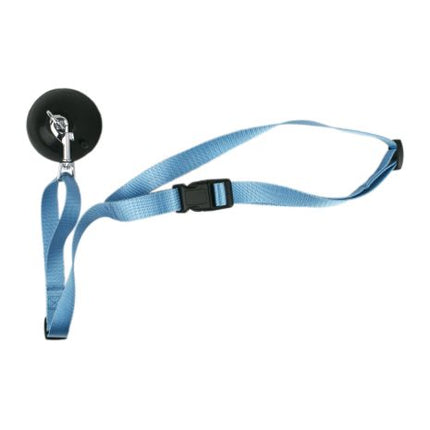 Bath Leash with Suction Cup - Blue