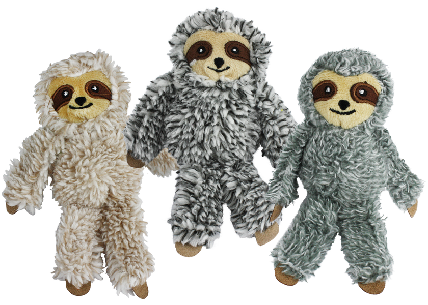 Multipet Sloth Cat Toy Asst. - 5