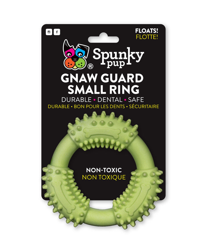 Spunky Pup Gnaw Guard Foam Rings Dog Toy - Small