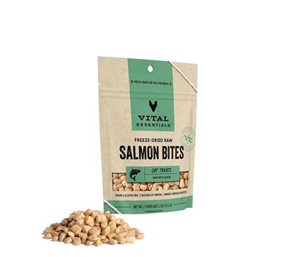 Vital Essentials Freeze-Dried Salmon Bites Cat Treats