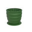 Honeycomb Silicone Slow Feeder Bowl - Mini, Hunter Green